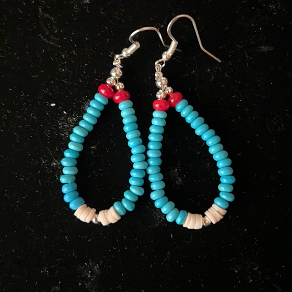 Hand made Navajo artist (me) earrings - Picture 1 of 2